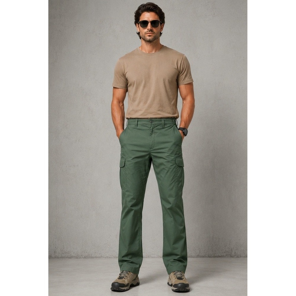 Elbeco Cargo EMT Pants Men 40R Green Military Tactical Unhemmed Utility Workwear
